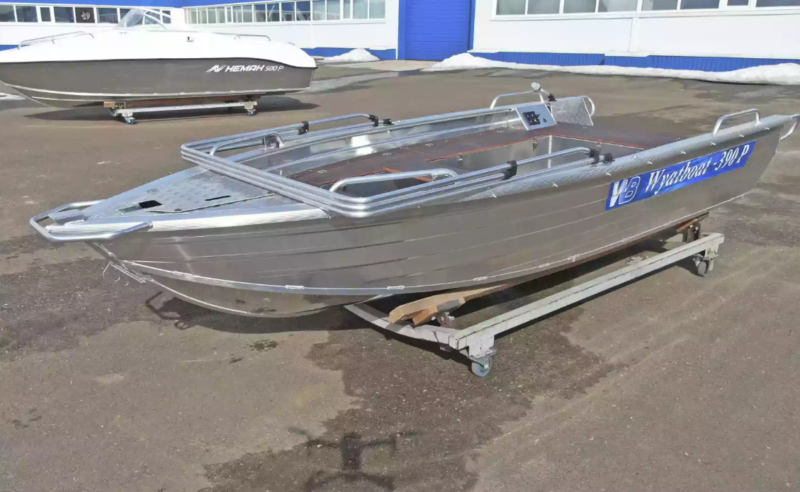 Алюминиевая лодка Wyatboat-390РМ в Архангельске