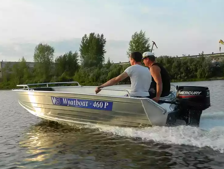 Алюминиевая лодка Wyatboat-460 P в Архангельске