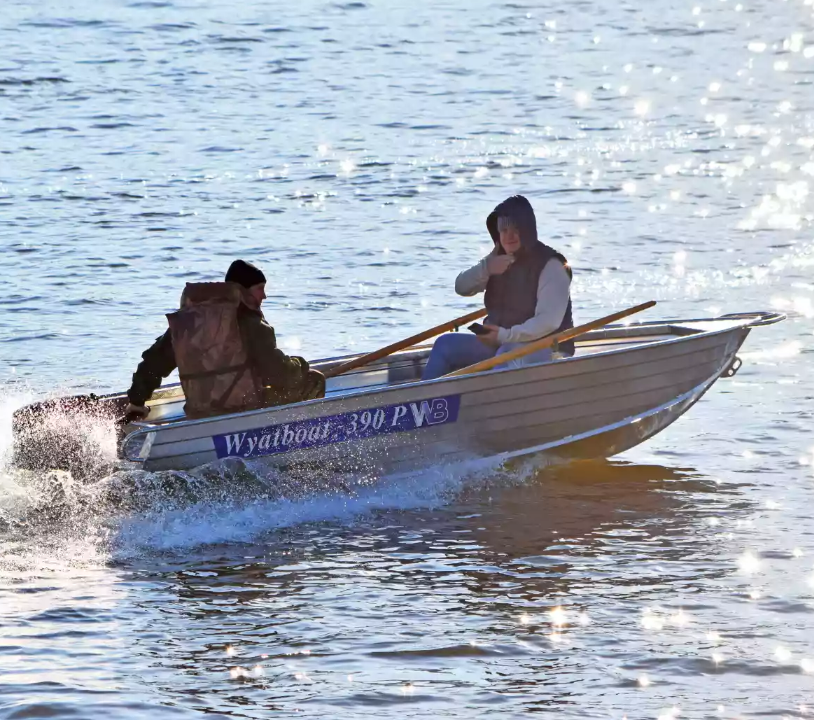Алюминиевая лодка Wyatboat-390 P в Архангельске