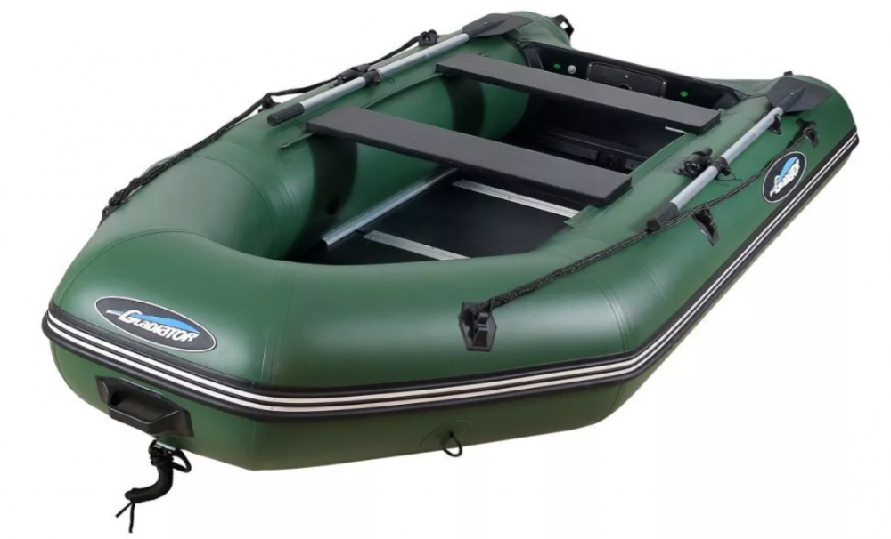 МОТОРНО-ГРЕБНАЯ ЛОДКА ПВХ GLADIATOR А 340 ТК С ФАНЕРНЫМ ПОЛОМ в Архангельске