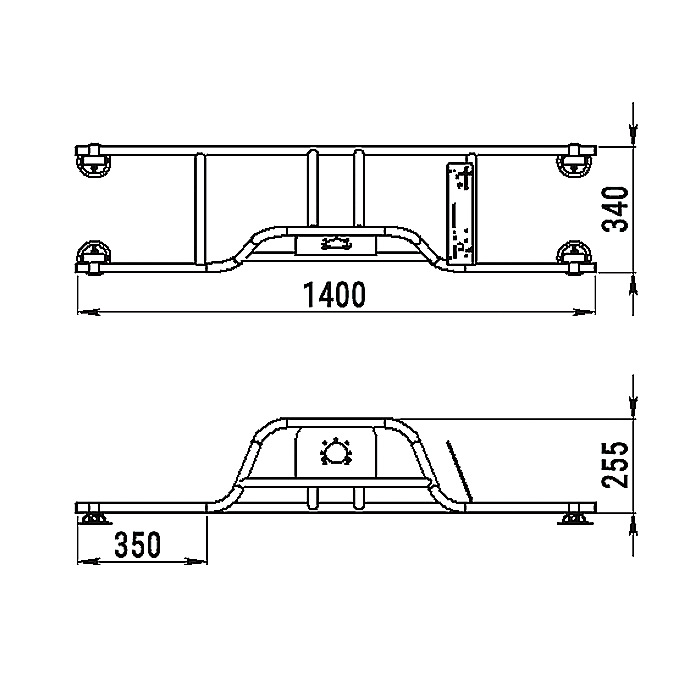 Стойка рулевая с бортовым креплением малая в Архангельске