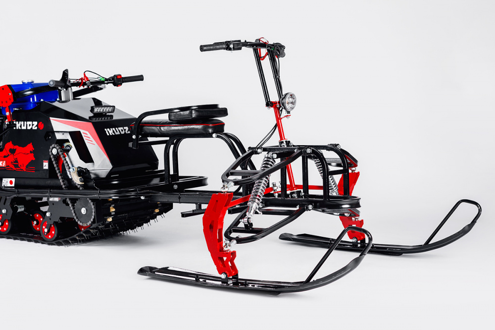 Лыжный модуль IKUDZO TERRAIN с подогревом ручек пластиковые лыжи в Архангельске