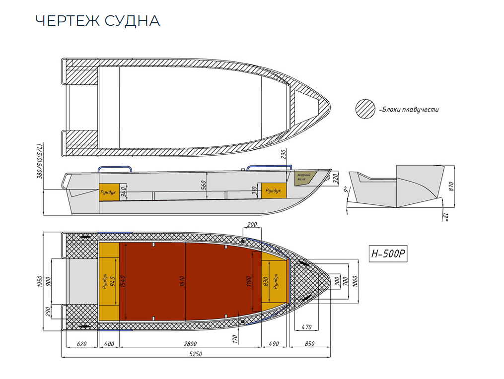Алюминиевая лодка Неман-500 P в Архангельске