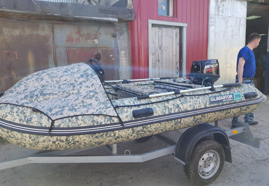НАДУВНАЯ ЛОДКА GLADIATOR C370AL в Архангельске