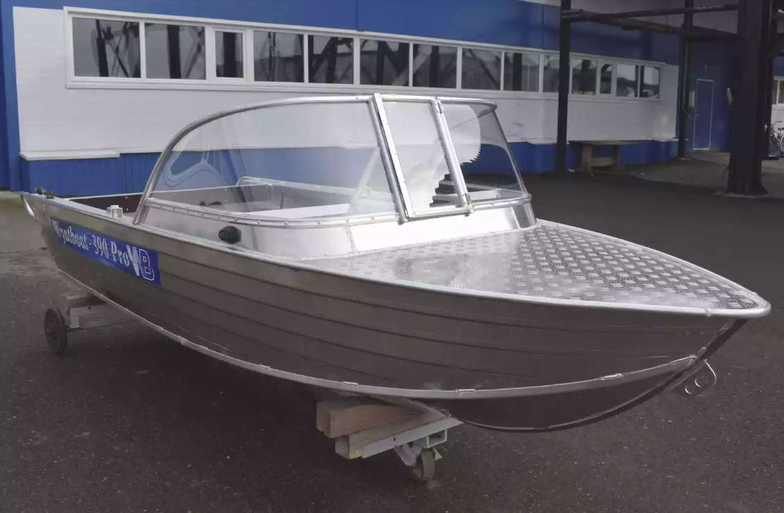 Алюминиевая лодка Wyatboat-390 Pro в Архангельске