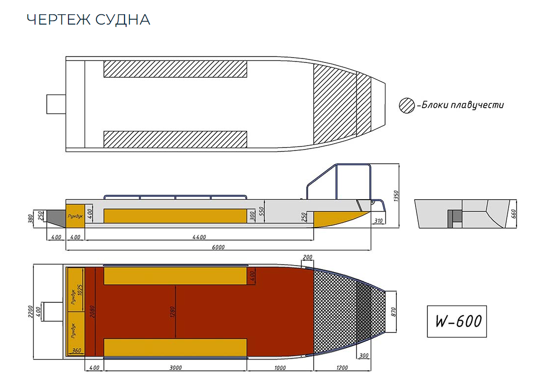 Алюминиевая лодка Wyatboat-600 в Архангельске