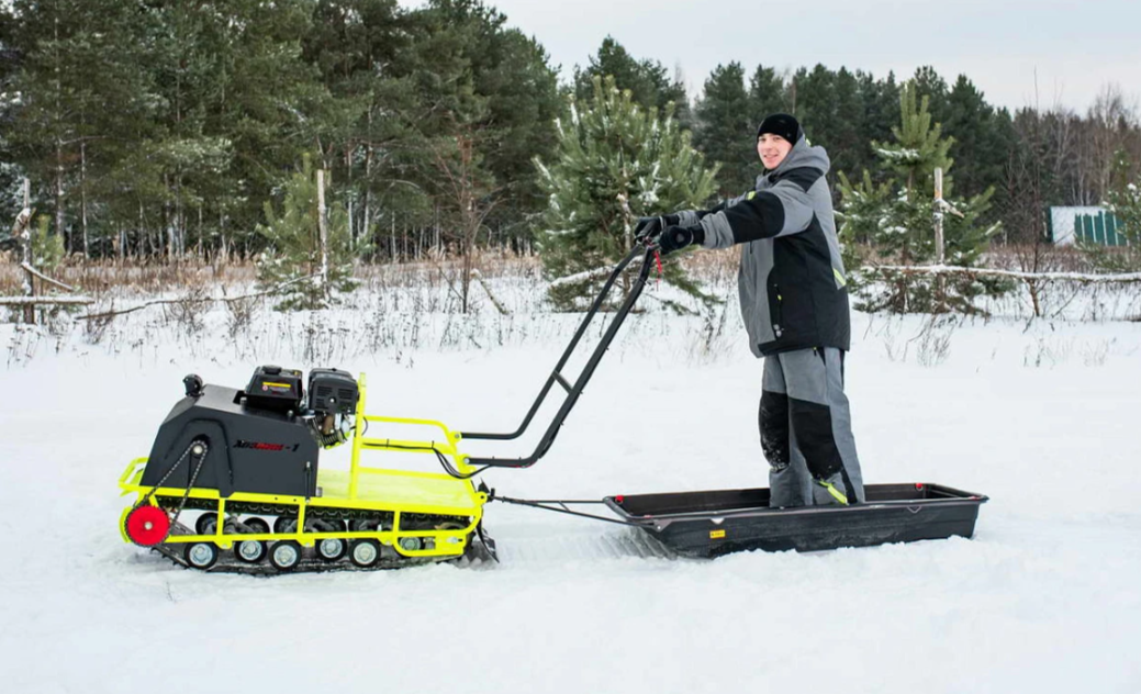 Мотобуксировщик Бурлак ХОЗЯИН-1 (капот ткань) в Архангельске