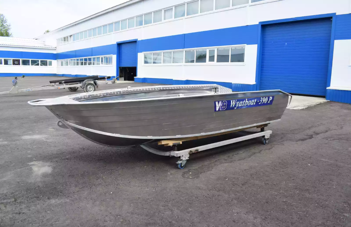 Алюминиевая лодка Wyatboat-390Р Увеличенный борт в Архангельске