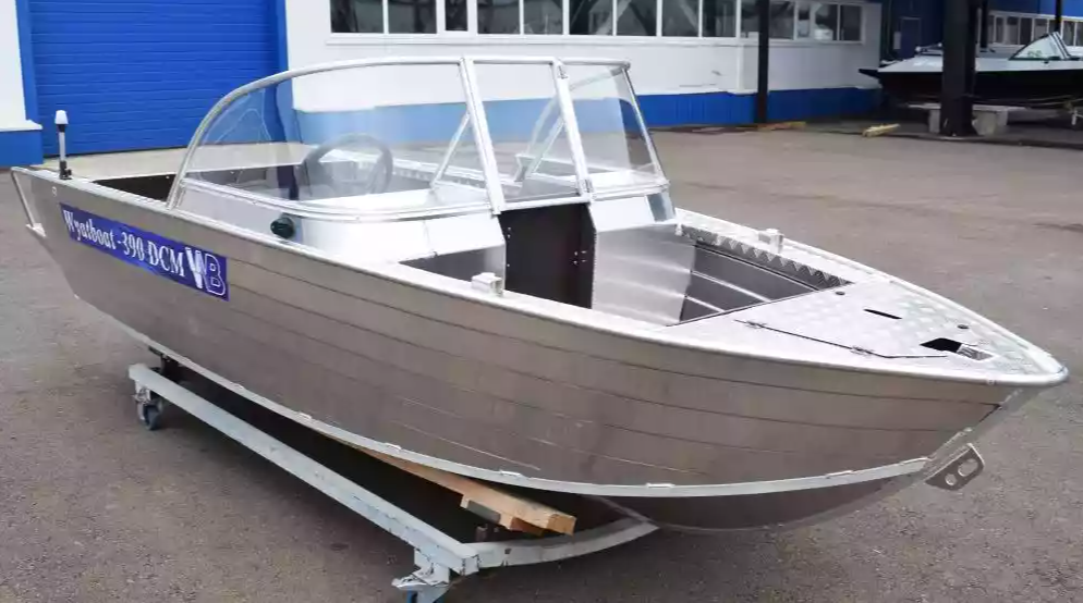 Алюминиевая лодка Wyatboat-390 DCM Увеличенный борт в Архангельске
