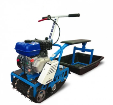 Мотобуксировщик НЕВА МС-1К с санями и сиденьем в Архангельске