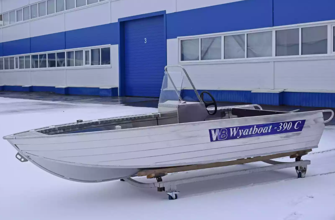 Алюминиевая лодка Wyatboat-390 C в Архангельске
