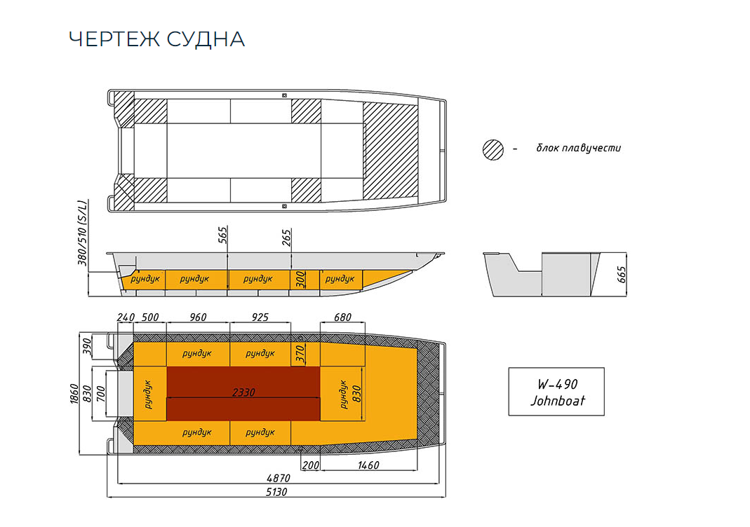 Алюминиевая лодка Wyatboat-490 Jonboat в Архангельске