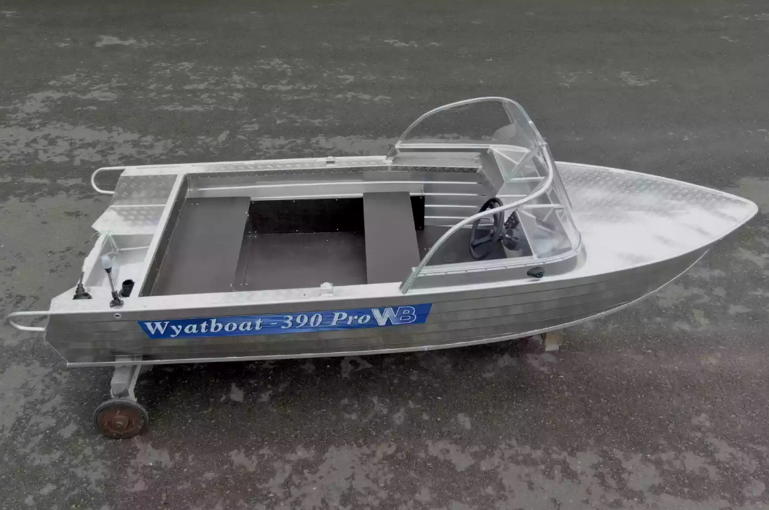 Алюминиевая лодка Wyatboat-390 Pro в Архангельске