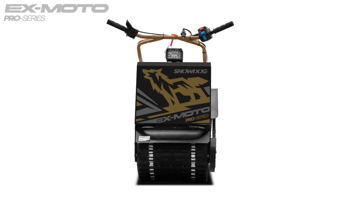 Мотобуксировщик EX-MOTO SNOWDOG S380 8л.с. в Архангельске