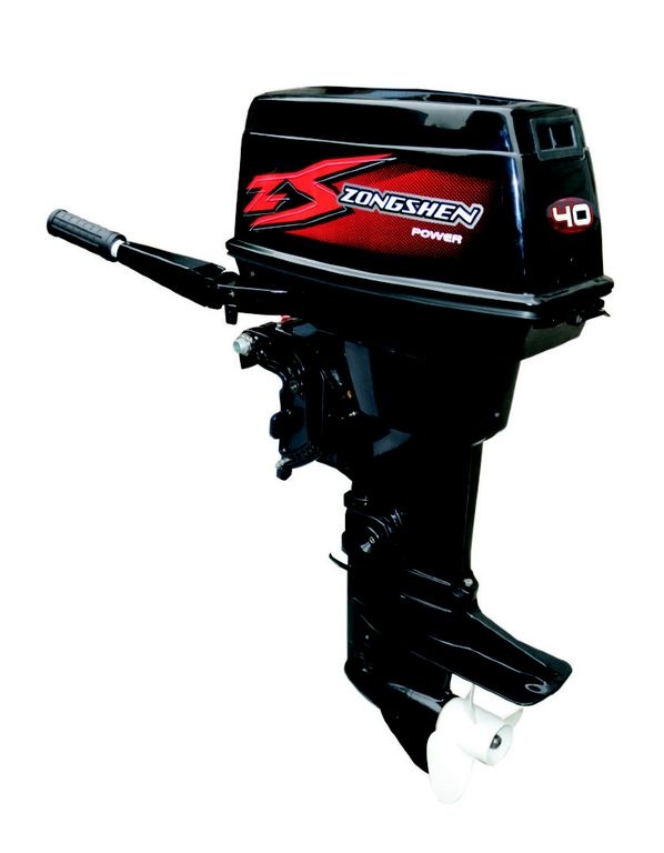 Лодочный мотор Zongshen T40 (+руль+пульт) в Архангельске