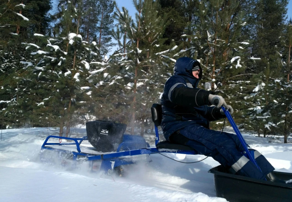 Мотобуксировщик толкач Альбатрос-XL8 с модулем. Без фары, тележки в Архангельске