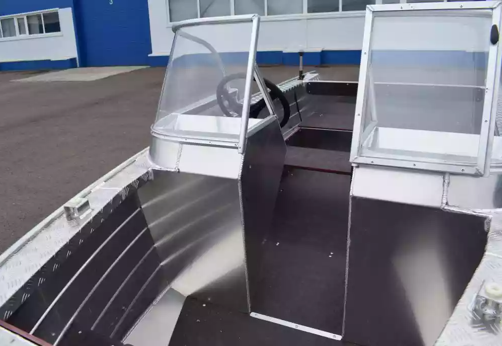 Алюминиевая лодка Wyatboat-390 DCM Увеличенный борт в Архангельске