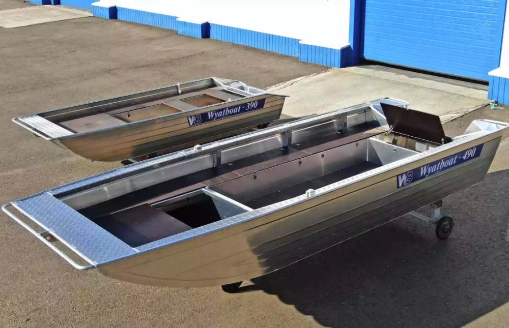 Алюминиевая лодка Wyatboat-490 Jonboat в Архангельске