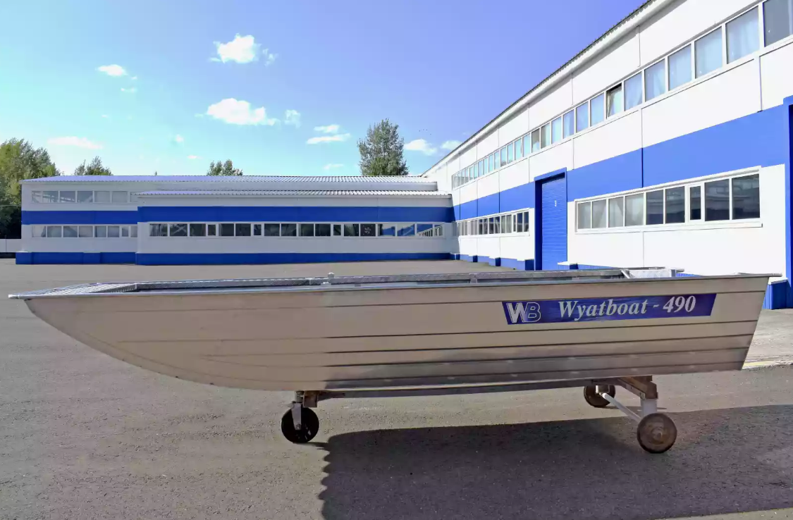 Алюминиевая лодка Wyatboat-490 Jonboat в Архангельске