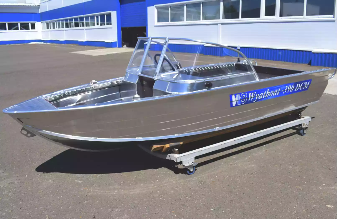 Алюминиевая лодка Wyatboat-390 DCM в Архангельске