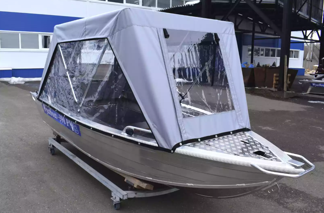 Алюминиевая лодка Wyatboat-390РМ в Архангельске