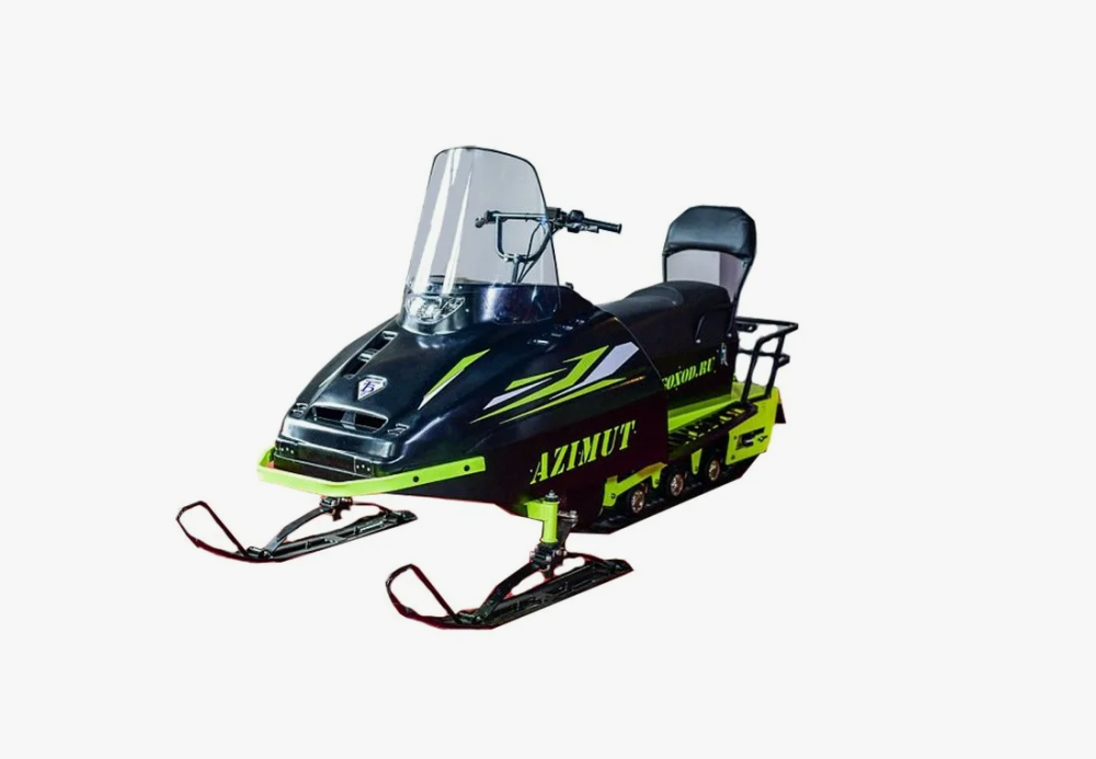 Миниснегоход Бурлак Азимут 20 л.с. , эл.запуск, реверс, тормоз гидравл, капот черный в Архангельске