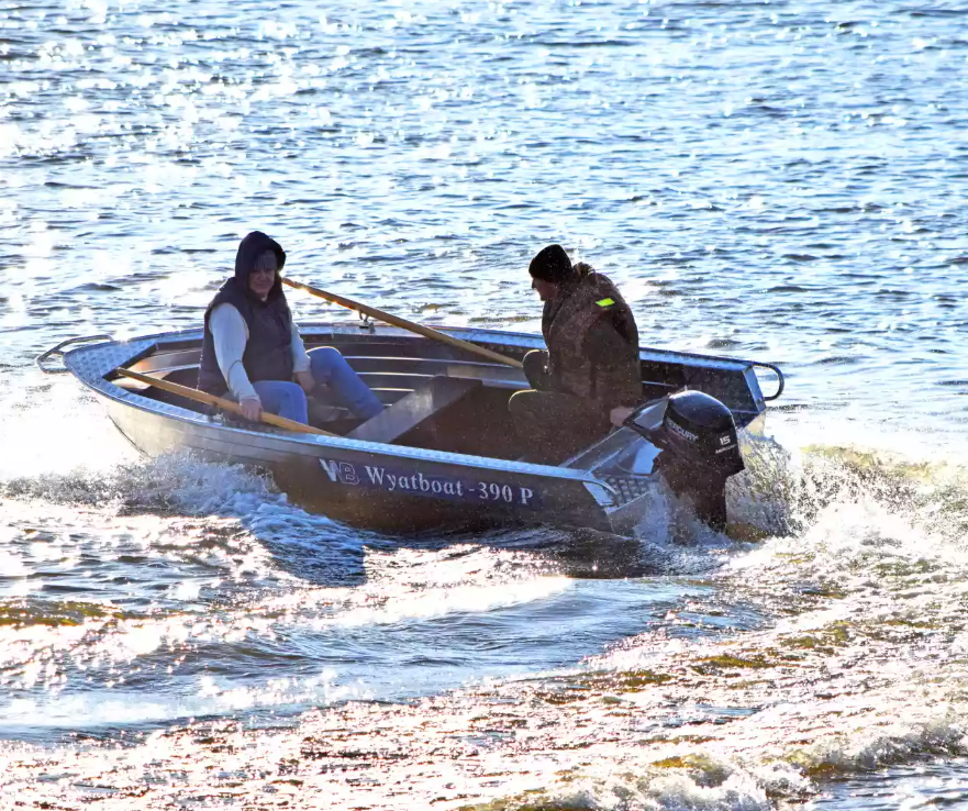 Алюминиевая лодка Wyatboat-390 P в Архангельске