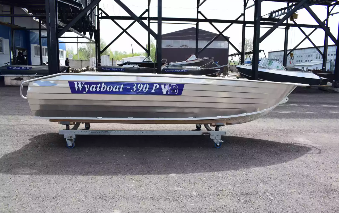 Алюминиевая лодка Wyatboat-390Р Увеличенный борт в Архангельске