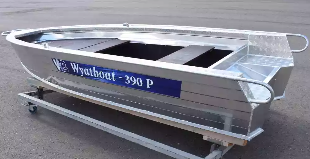 Алюминиевая лодка Wyatboat-390Р Fish в Архангельске