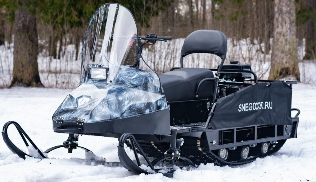 Миниснегоход Бурлак Егерь Экспедитор 15 л.с. , реверс, тормоз, капот белый в Архангельске