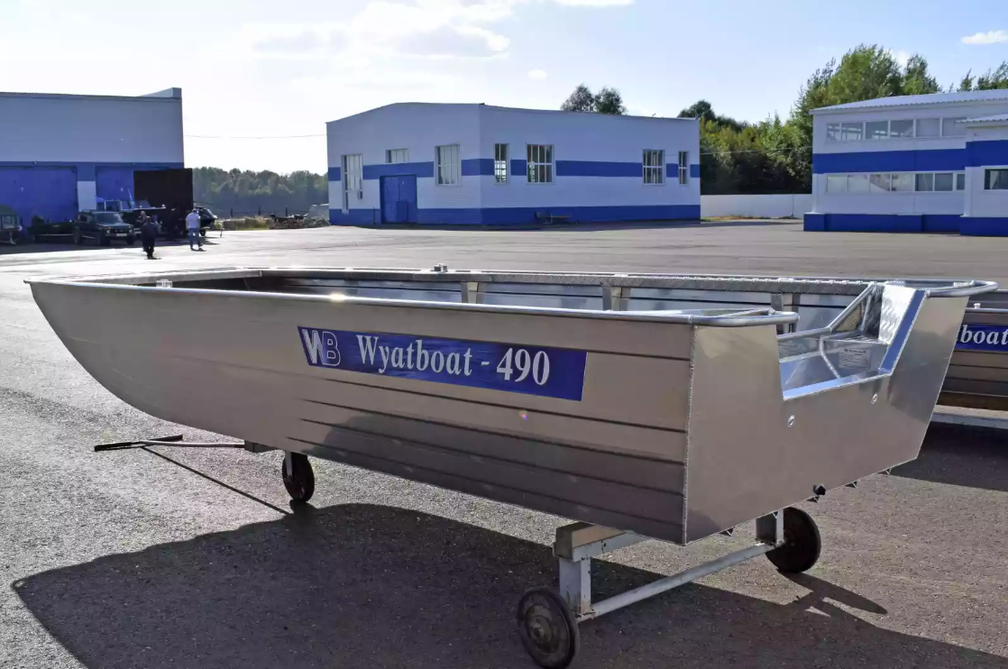 Алюминиевая лодка Wyatboat-490 Jonboat в Архангельске