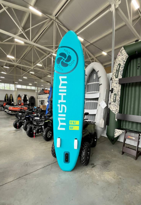 SUP (САП) Доска MISHIMO PRO-MAX Light Teal 11’ (335см) в Архангельске