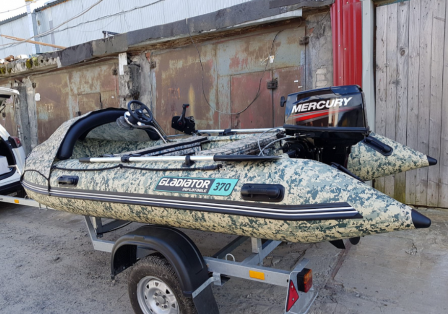НАДУВНАЯ ЛОДКА GLADIATOR C370AL в Архангельске
