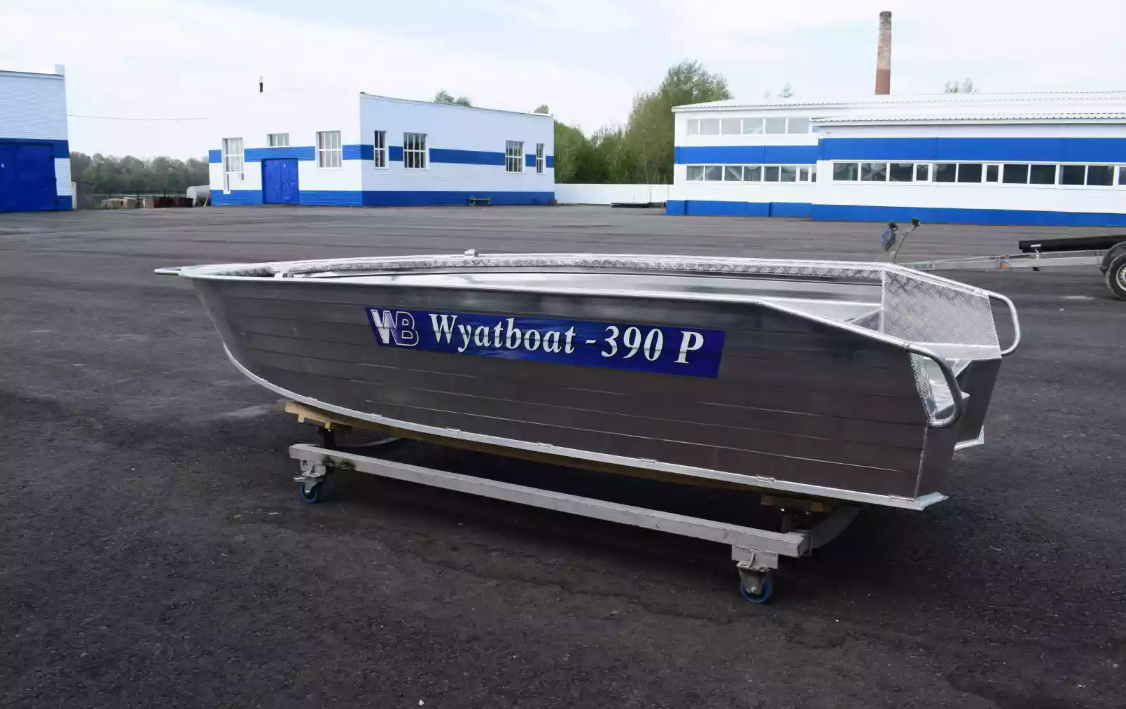 Алюминиевая лодка Wyatboat-390Р Увеличенный борт в Архангельске