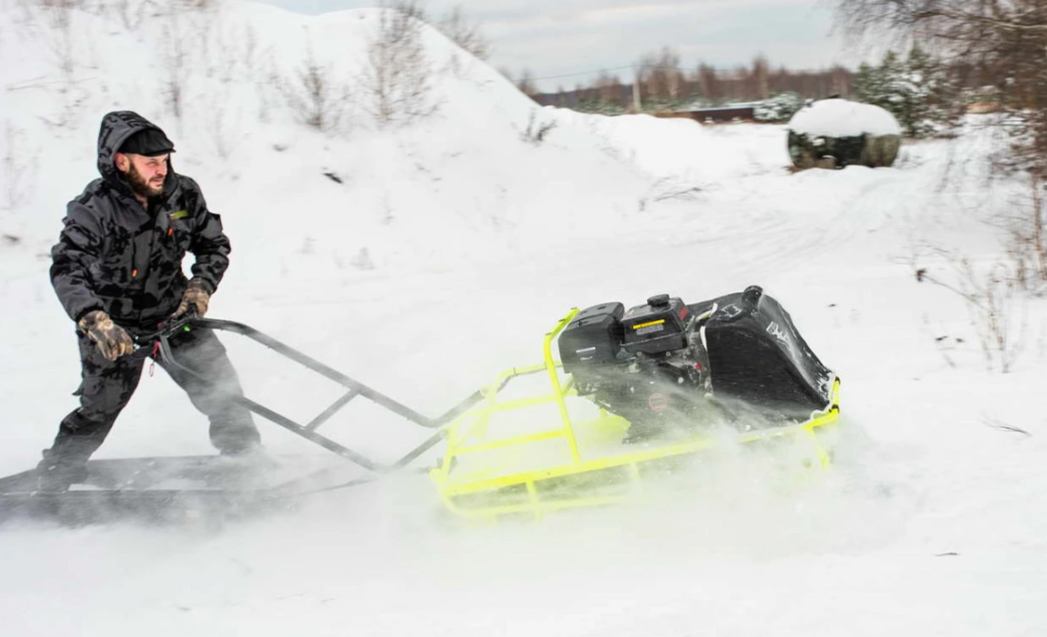 Мотобуксировщик Бурлак ХОЗЯИН-1 (капот ткань) в Архангельске