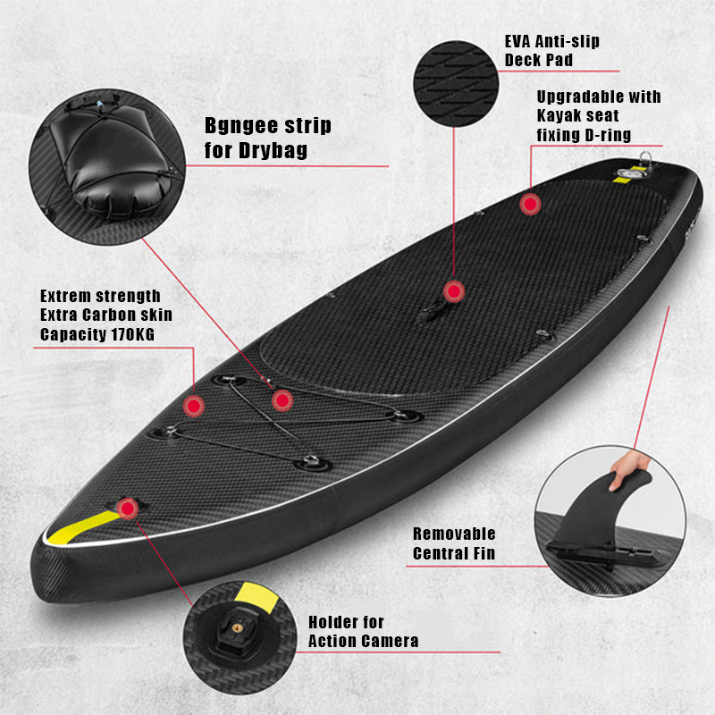 SUP (САП) ДОСКА MISHIMO CARBON DARKSIDE 10.6’ (325СМ) в Архангельске