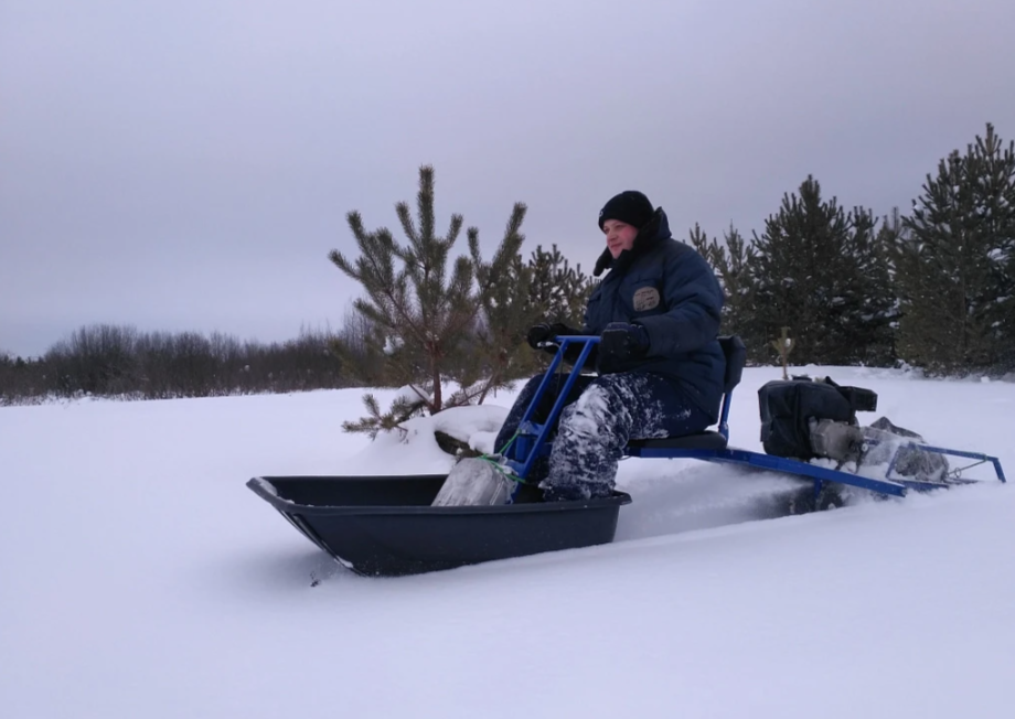 Мотобуксировщик толкач Альбатрос-XL8 с модулем. Без фары, тележки в Архангельске