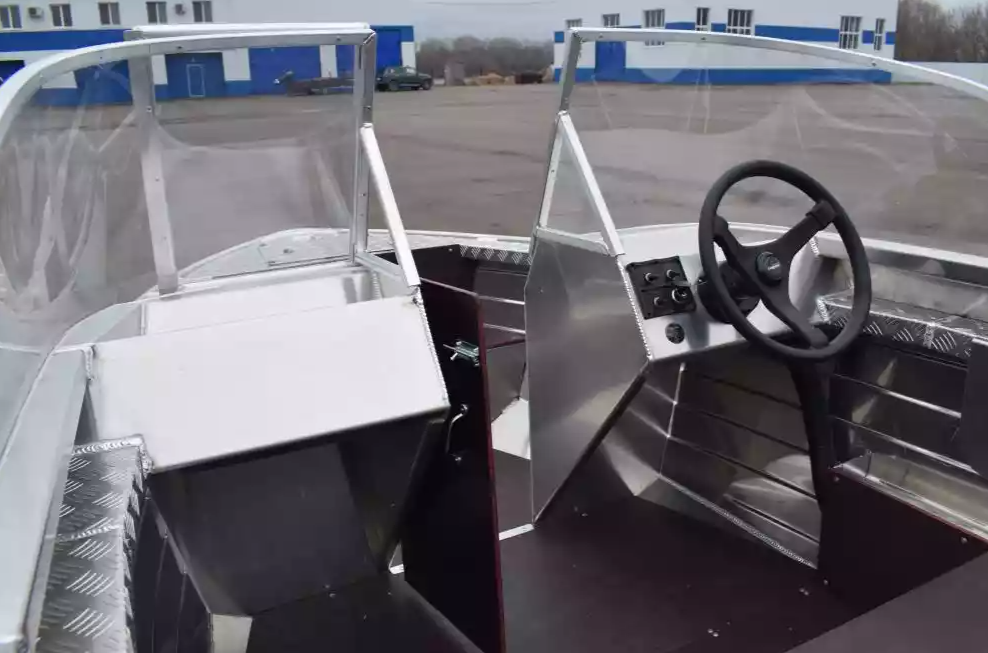 Алюминиевая лодка Wyatboat-390 DCM Увеличенный борт в Архангельске