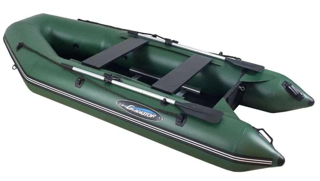 МОТОРНО-ГРЕБНАЯ ЛОДКА ПВХ GLADIATOR А 340 ТК С ФАНЕРНЫМ ПОЛОМ в Архангельске