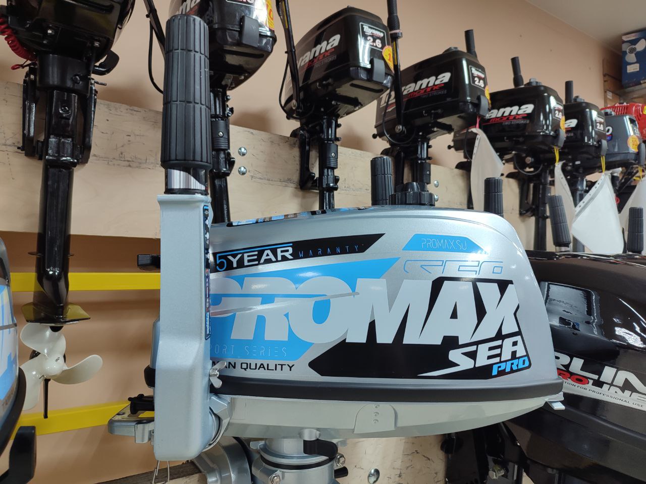 Лодочный мотор PROMAX SP5FHS (внешний бак 12 л) в Архангельске