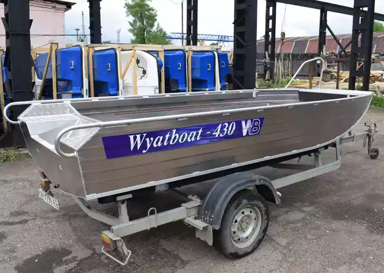 Алюминиевая лодка  Wyatboat-430 Master в Архангельске