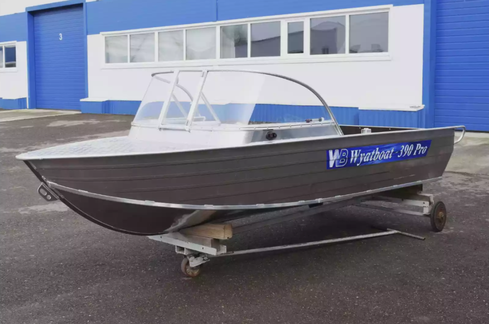Алюминиевая лодка Wyatboat-390 Pro в Архангельске
