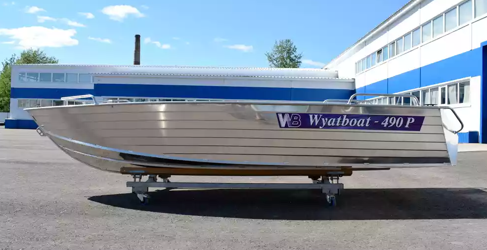 Алюминиевая лодка Wyatboat-490 P в Архангельске