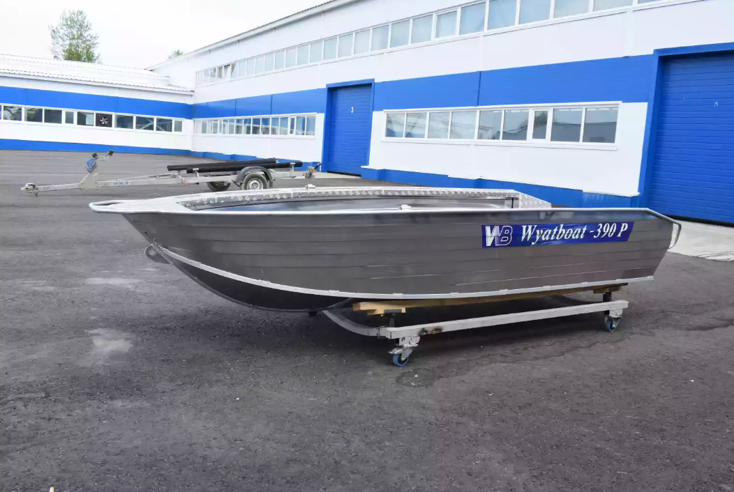 Алюминиевая лодка Wyatboat-390Р Увеличенный борт в Архангельске