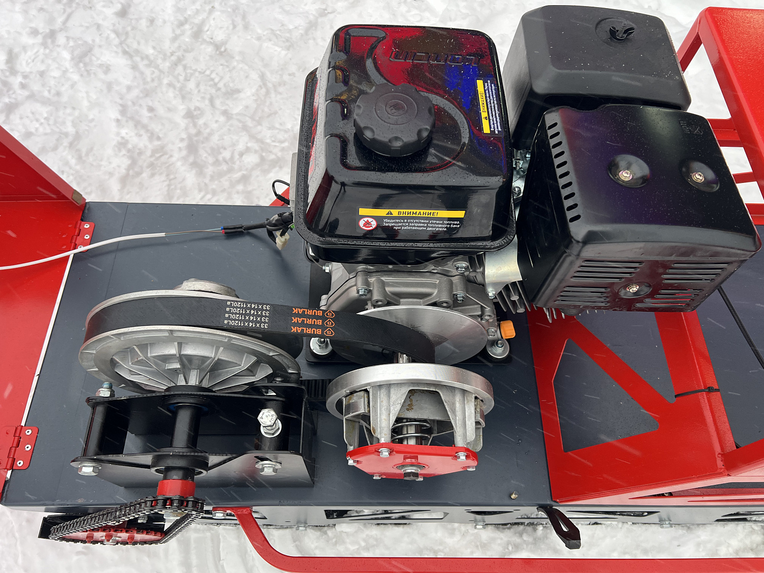 Мотобуксировщик EX-MOTO SNOWDOG S500 15л.с в Архангельске