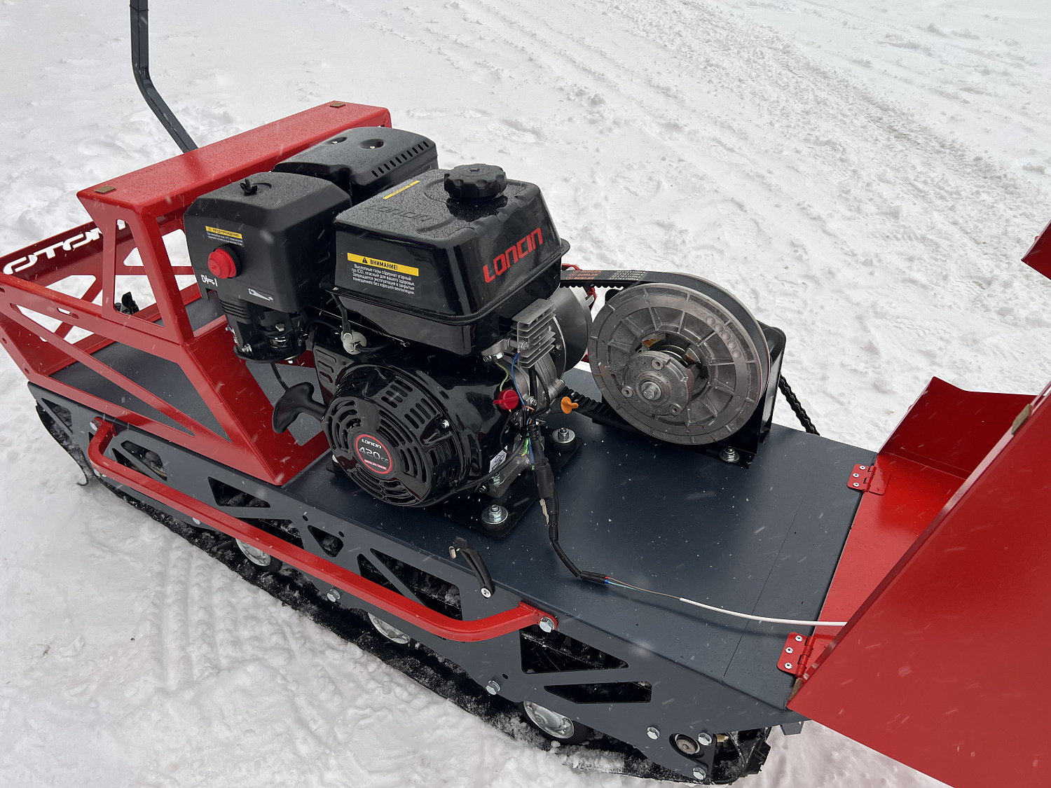 Мотобуксировщик EX-MOTO SNOWDOG S500 15л.с в Архангельске