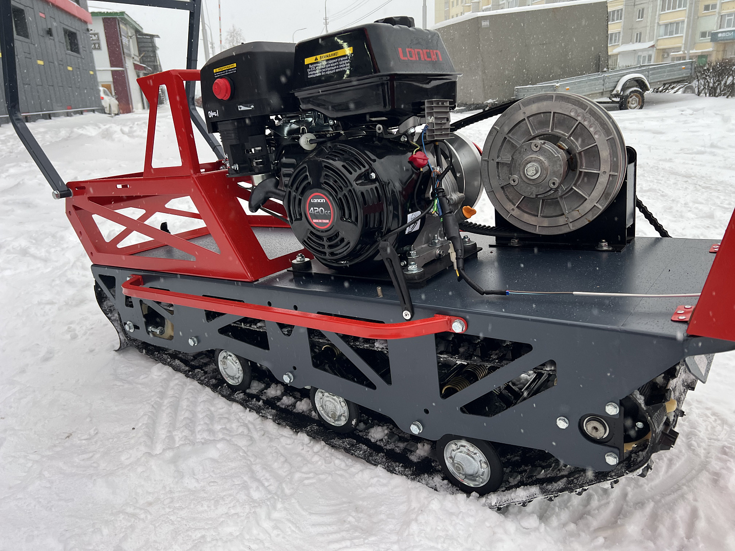 Мотобуксировщик EX-MOTO SNOWDOG S500 15л.с в Архангельске