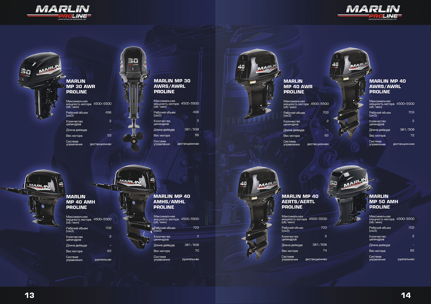 Лодочный мотор MARLIN PROLINE MP 40 AWRS в Архангельске