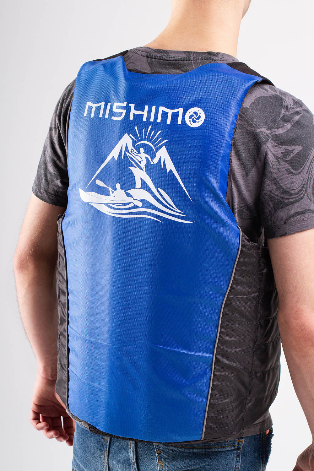 Жилет спасательный MISHIMO PRO Премиум качества Черно-синий в Архангельске