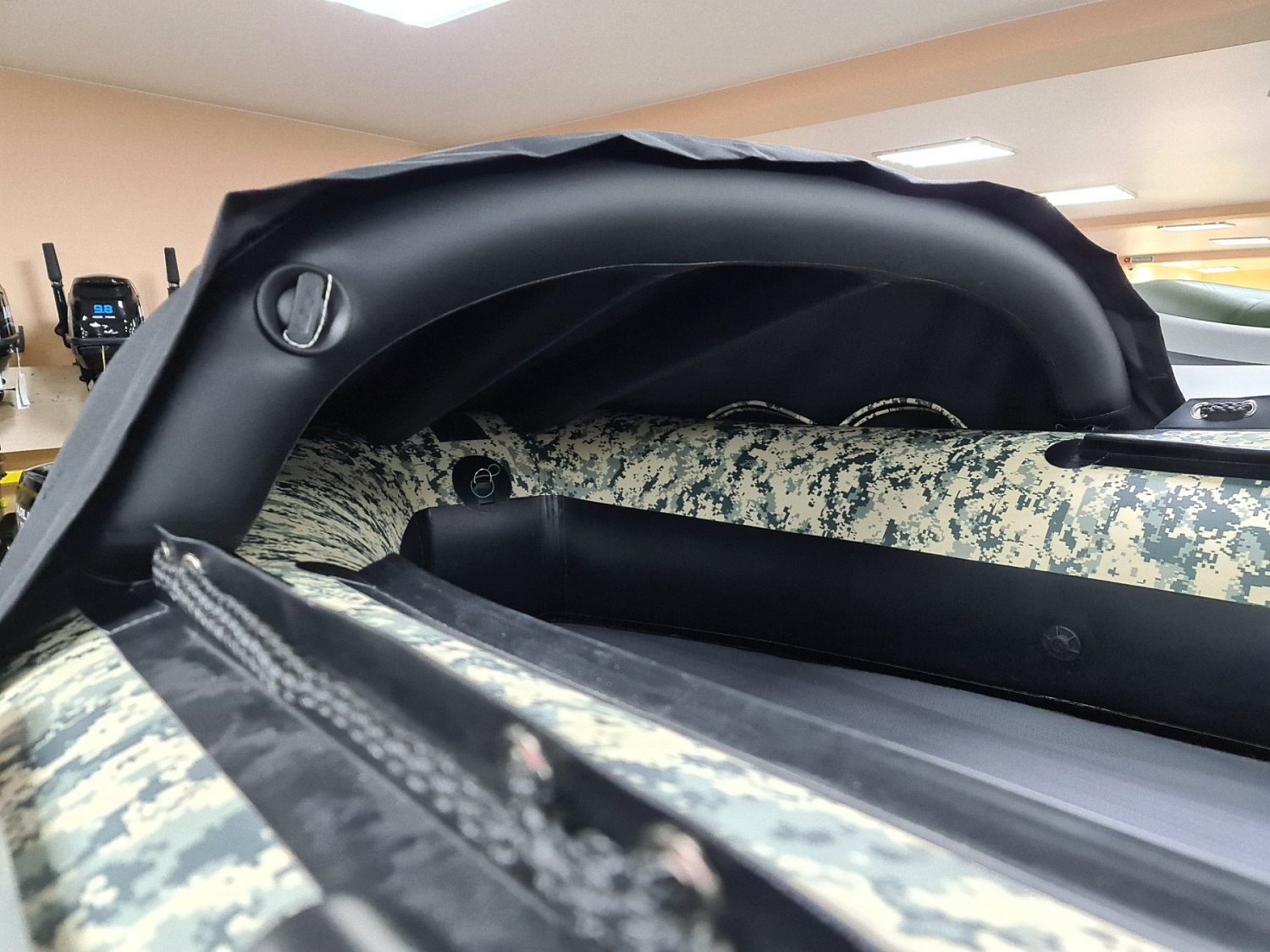 КОМПЛЕКТ НОСОВОГО ТЕНТА К ЛОДКЕ SMARINE AIR MAX 380 ЧЕРНЫЙ в Архангельске